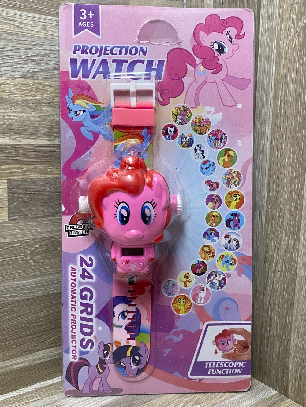 Pink Projection Watch for Kids BL my little pony Character Design pink pony